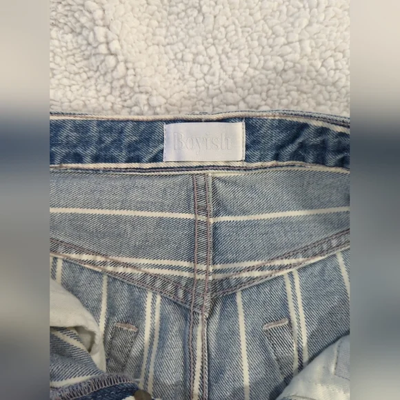 Boyish Corey Stripped Mini Skirt - Picture 3 of 7